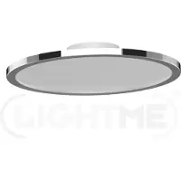 LIGHTME Taklampa Aqua, Förkromad / silver, Badrum, Aluminium / grå / zink, Modern, Taklampa