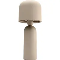 Kare Design bordslampa Maya, Creme / bärnsten, Vardagsrum / matsal, Metall, Bordslampa