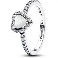 Pandora Timeless Elevated White Heart ring 198421C11-58