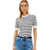 Tommy Hilfiger Fine Knit Jersey Short Sleeve Jumper