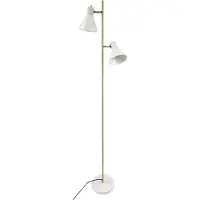 Dyberg Larsen Golvlampa , Sleep, Vit, Vardagsrum, Metall, Design