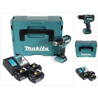 Makita Batteridrill - - DDF485RF3J - 18V - 3.0 Ah - Justerbar hastighet