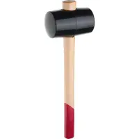 Ruthe 3007560119 Gummihammare hård 1000 g 130 mm 1 st