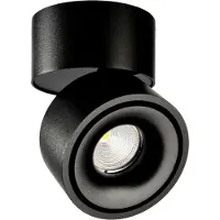 Deko-light Uni II Utanpåliggande belysning COB LED LED fast installerad 12 W EEK: G (A - G) Varmvit Jetsvart (RAL 9005)