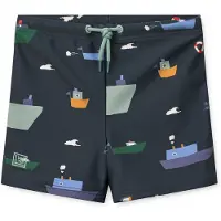 Liewood Badshorts 'Otto' blå / marinblå / mörkgrön / orange
