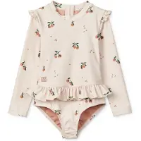 Liewood Baddräkt - UV40+ - Sille - Peach/Sea Shell - - 3 år (98) - Badkläder