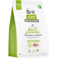 Brit Care Sustainable Adult Medium Breed med kyckling och insekter 3 kg