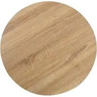vidaXL Bistrobord ljusbrunt 50 cm MDF