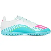 Adidas F50 Messi Club Tf Aurora Radiante - Vit/lucid Pink/flash Aqua - Turf (Tf), storlek 44