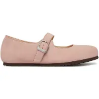 Birkenstock Santa Clarita Natural Leather Narrow Ballerinor