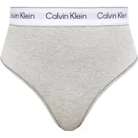 Calvin Klein Underwear String ljusgrå / vit