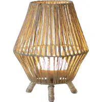 New Garden Sisine LED-bordslampa, dimbar Sisine,, Ljust trä, Vardagsrum / matsal