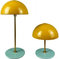 Dyberg Larsen Bordslampa , Along, dimbara, Gul, Vardagsrum, Metall, Skandinavisk
