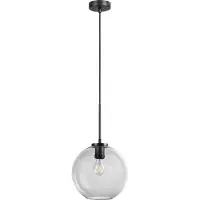 Dyberg Larsen Taklampa , Loop, dimbara, Svart, Vardagsrum, Glas