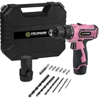 Fieldmann Borr-/skruvdragare FDV 10253-A 12 V 2 x batteri 1,3 Ah