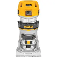DeWalt D26200-QS fräs och kantfräs Svart, Rostfritt stål, Gul 27000 RPM 900 W