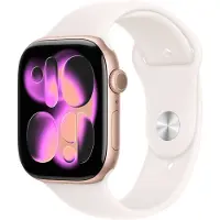 Apple Watch Series 11 GPS 46mm Rose Gold Aluminium Case with Light Blush Sport Band - M/L