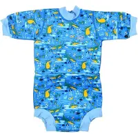 Splash About Våtdräkt - Happy Nappy - Crocodile Träsk - - 1-2 år (80-92) - Våtdräkt