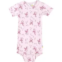 Joha Body k/ä - Bambu - Rosa m. Enhörningar - - 70 - Body K/Ä