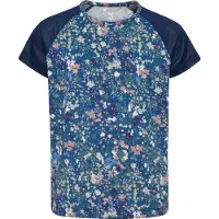 Hummel T-shirt - HmlJR Mix - Dress Blues/Riverside - - 11-12 år (146-152) - T-shirt