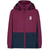 Lego Wear 3i1-Jacka - LWJesse 600 - Bordeaux - - 7 år (122) - Vinterjacka