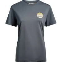 Lundhags Järpen Printed T-Shirt W Dk Sky Blue