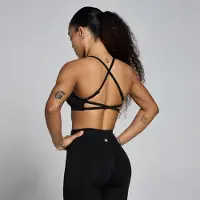 Myprotein MP Lift Seamless Strappy Bra dam - Svart - XS