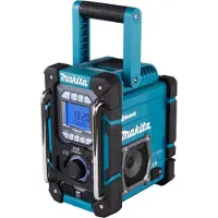 Makita DMR300 radio/laddare för CXT-batterier (max. 12 V (10,8 V) / LXT-batterier (18 V), Bluetooth och USB) (MDMR300)