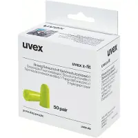 Uvex X-fit hörselkåpor/øreproppar SNR 37 Uvex minidispenser 50 par