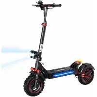 IScooter Elektrisk skoter Vuxen ix5S 11 1000W Motor Elektrisk skoter Vikbar Topphastighet 45Km/h 48V 15AH Räckvidd 45Km Last 150KG svart