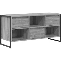vidaXL TV-skåp med låda Grå Sonoma 100 x 36 x 49,5 cm Konstruerat trä