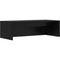 vidaXL Väggmonterat skrivbord Väggmonterad Svart Ek 100 x 45 x 30 cm
