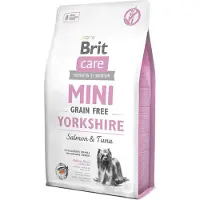 Brit Care Mini Grain Free Yorkshire Salmon Tuna Vuxenfoder För Hundar 2kg