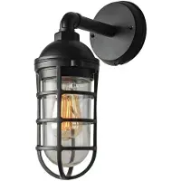 Konstsmide Olbia 7355-750 Utomhusväggbelysning E27 20 W Svart