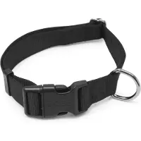 BOSS Dog collar with silicone logo patch