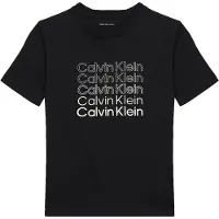 Calvin Klein Jeans Stacked Logo T-shirt Med Korta ärmar