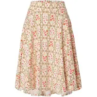 Blutsgeschwister Kjol 'Fullmoon Circle' beige / grön / orange / rosa