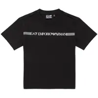 Emporio Armani T-shirts med korta ärmar EA7 7B000262 pojkar - Svart - 14 år