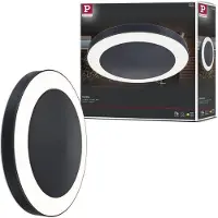 Paulmann Utomhusbelysning , Circula, Svart, Plast, Modern