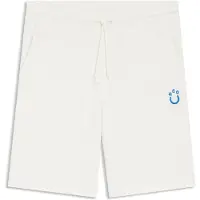HUGO Cotton-towelling shorts with leopard jacquard