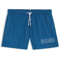 BOSS Swim shorts with outline logo print