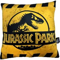 SD Toys Jurassic Park Caution Logo 45 Cm Kudde