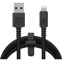 Xtorm Câble USB vers Lightning - Xtorm - 1,5 mètres - Noir - Certifié MFi - Flexible et résistant - Compatibilité Apple