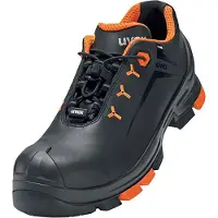 Uvex 2 6502243 Säkerhetsskor S3 Skostorlek (EU): 43 Svart, Orange 1 par
