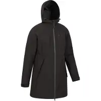 Mountain Warehouse Hilltop II vattentät jacka för damer/kvinnor (Jet Black)