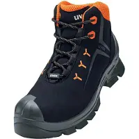 Uvex 2 MACSOLE 6529244 ESD Säkerhetsstövlar S3 Skostorlek (EU): 44 Svart, Röd 1 par