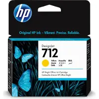 HP 712 (3ED69A) gul bläckpatron (original)