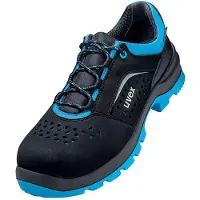 Uvex 2 xenova 9554845 ESD Säkerhetsskor S1 Skostorlek (EU): 45 Svart, Blå 1 par