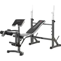 Toorx WBX-90, Justerbar styrketräningsbänk, 240 kg, Gym, Hem, 120 kg, Stål, Svart