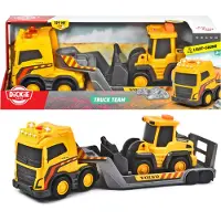 Dickie Toys Volvo Lastbil Med Grävmaskin Ljus Och Ljud 32 Cm